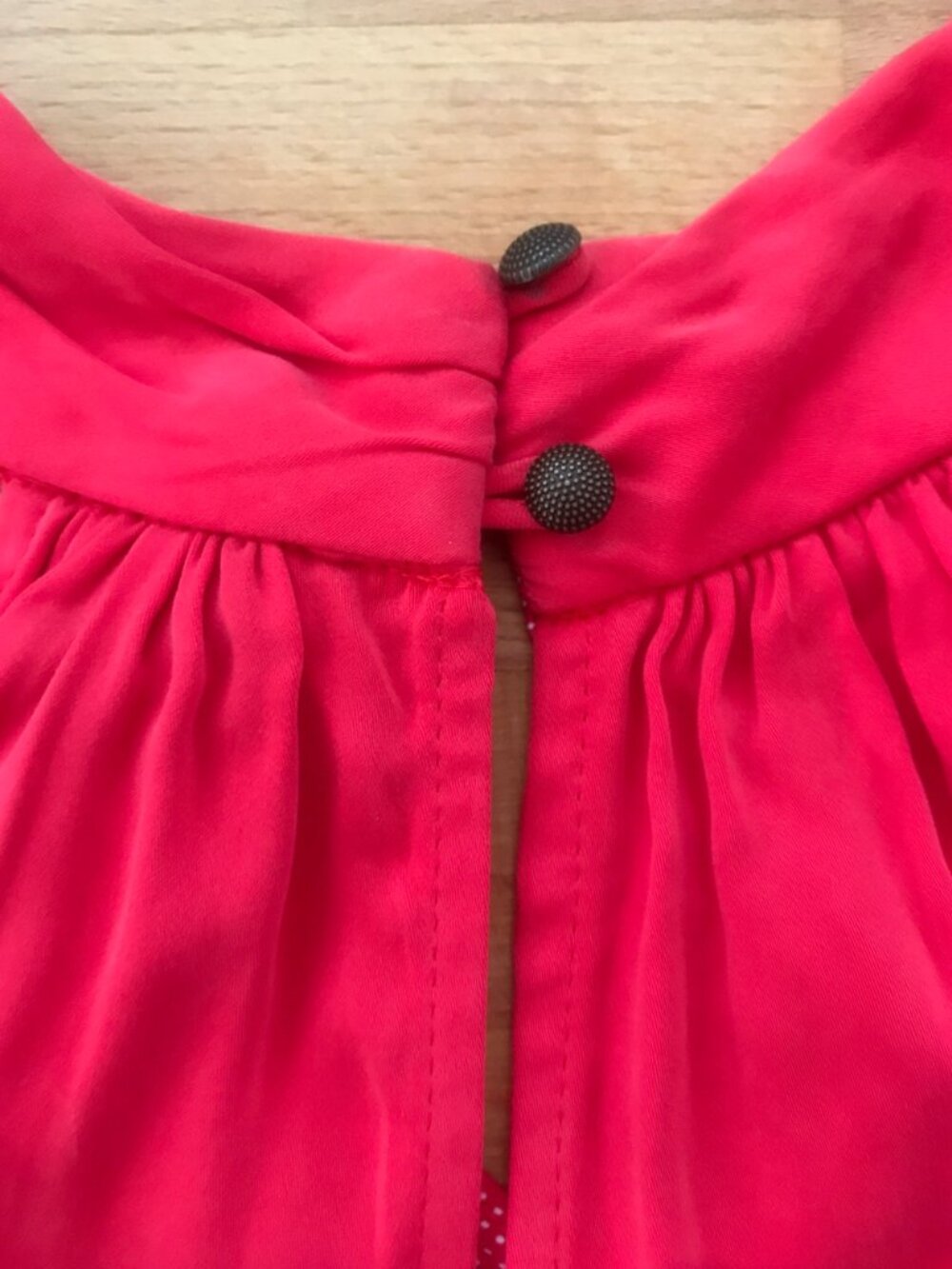 Anthropologie Maeve Georgiana Cold Shoulder Red Midi Maxi Dress XS Boho - Picture 11 of 14
